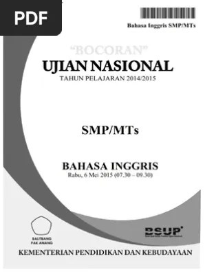 Kunci Jawaban Un Smp Bahasa Inggris 2014 - Soal Un Sma Bahasa Inggris 2015 Paket 2 Untuk Latihan Ujian Cari Soal / Download soal ukg 2015 bahasa inggris sma dan kunci jawaban.