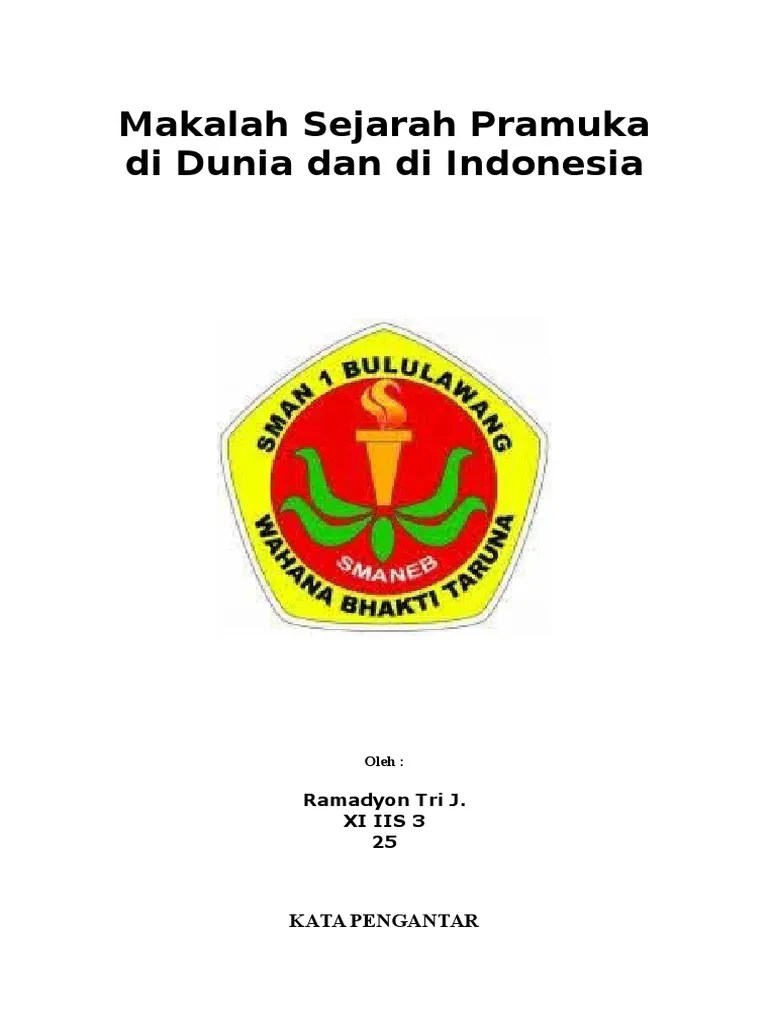 Makalah Sejarah Pramuka - Contoh Makalah