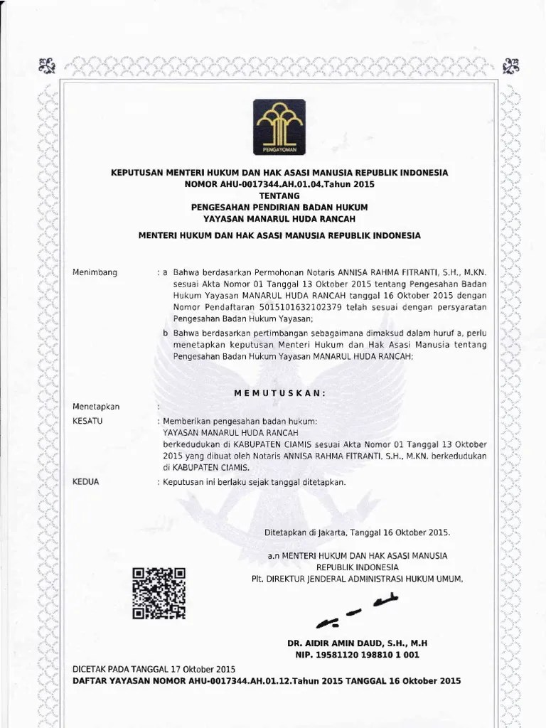 Check spelling or type a new query. Sk Menkumham Pdf