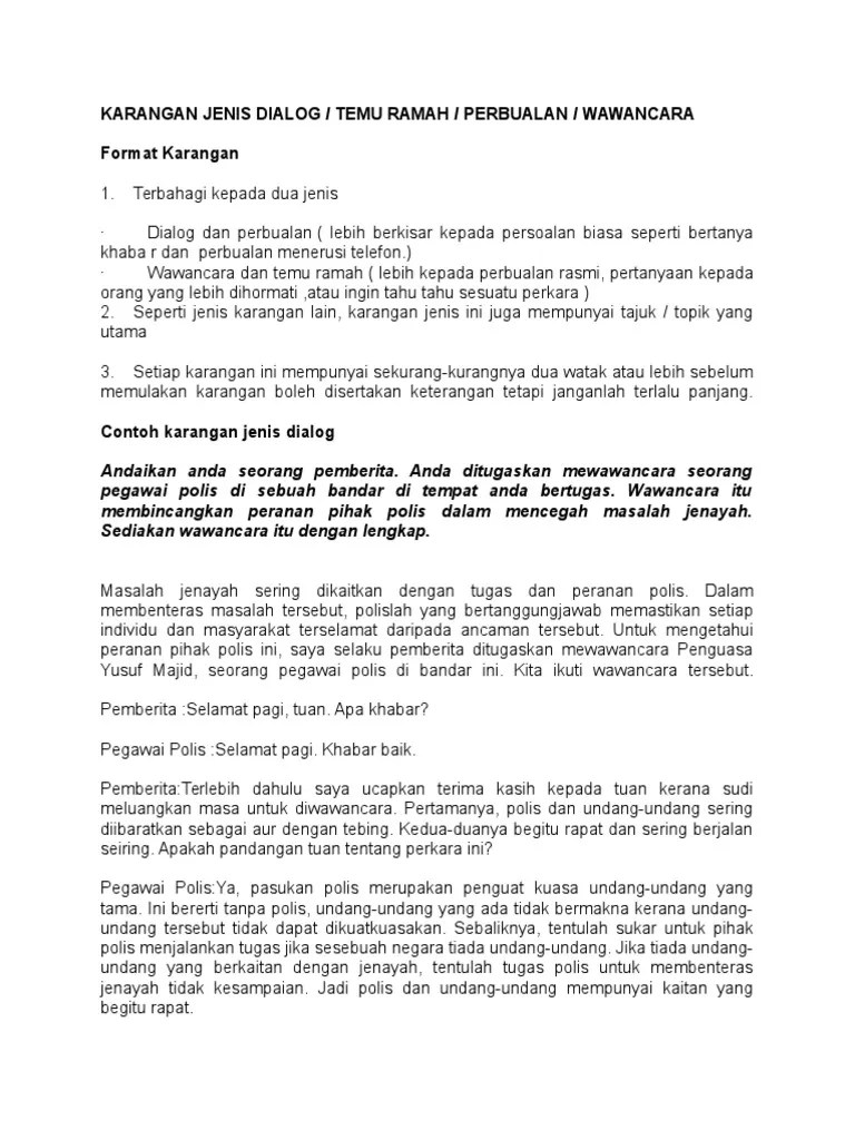Laman bahasa melayu · pages · ahad, 30 september 2012 · mengenai saya. Karangan Jenis Dialog Pdf