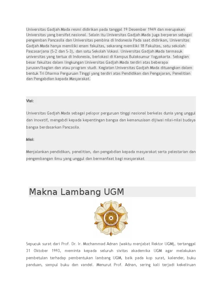 Alamat rumah sakit khusus covid gadjah mada : Lambang Ugm Nasi