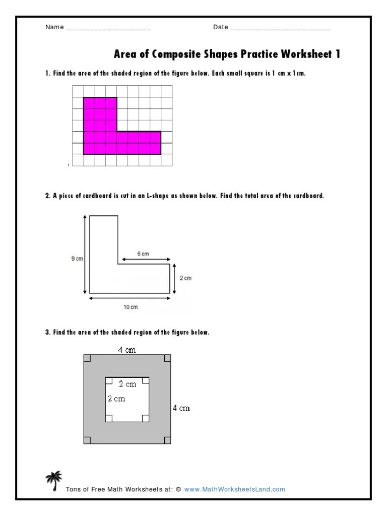 William is painting the side of his house. Area Of Compound Shapes Worksheet : Area And Perimeter Of ...