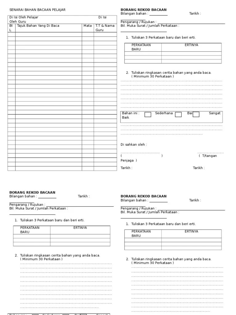 Maybe you would like to learn more about one of these? Senarai Bahan Bacaan Pelajar