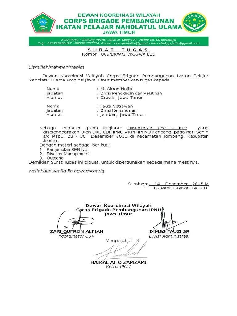 Kop surat biasanya berisi logo, nama perusahaan, instansi atau . Najib Pdf
