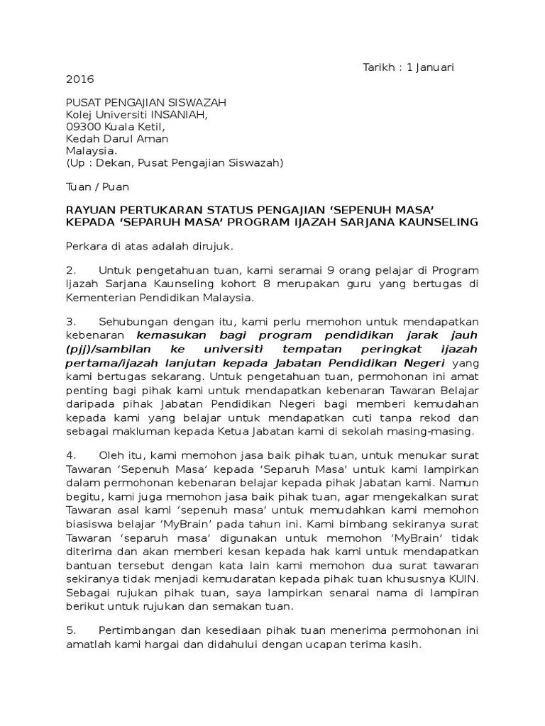 Contoh surat permohonan pertukaran sekolah anak picture uploaded ang uploaded by admin that preserved inside our … Surat Pertukaran Mod Masa Pdf
