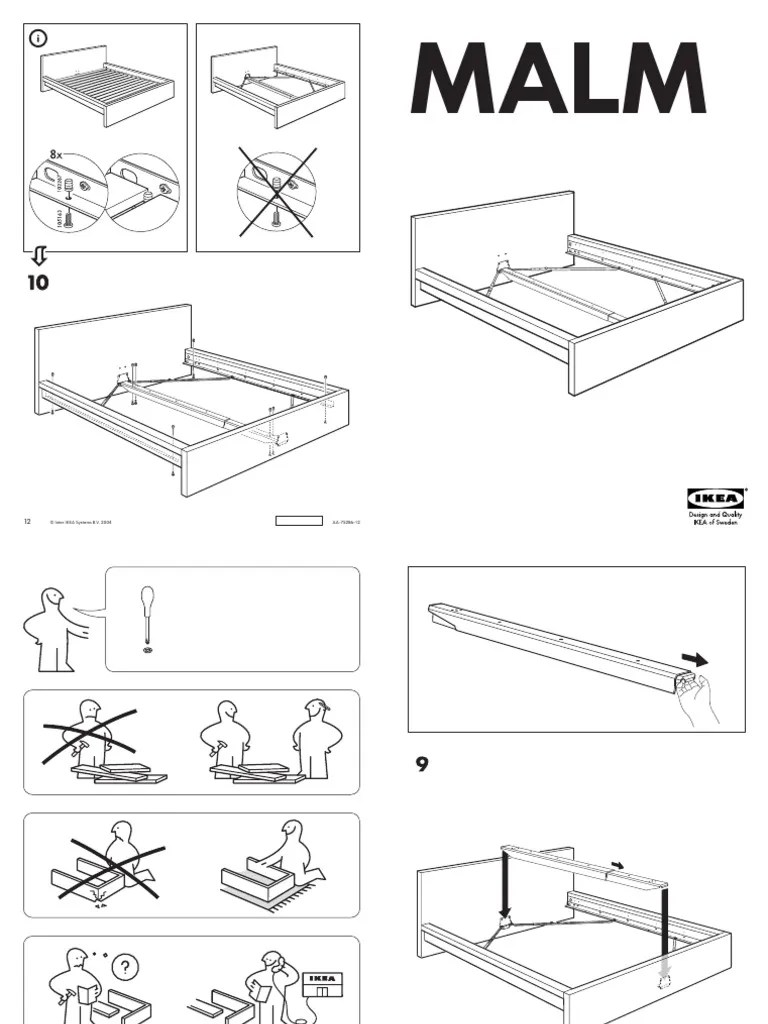 If you need help assembling your ikea furniture you can access the instructions at any moment. Ikea Meldal Shrank Assembly : Ikea MALM Bed frame assembly ...