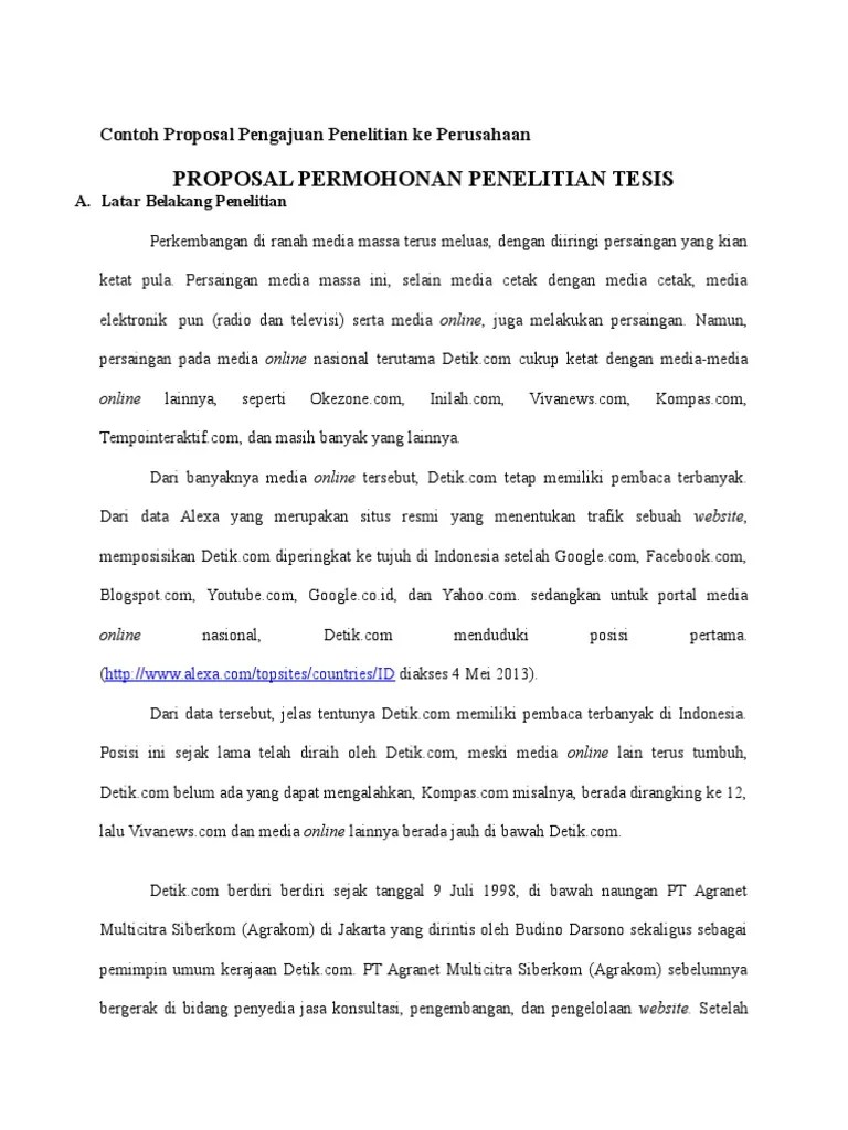 Contoh jadwal kegiatan penelitian (6 bulan). Contoh Proposal Pengajuan Pdf