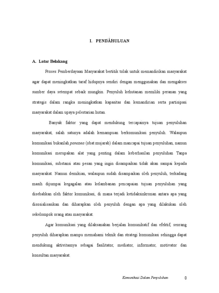 Komunikasi Dalam Penyuluhan | PDF