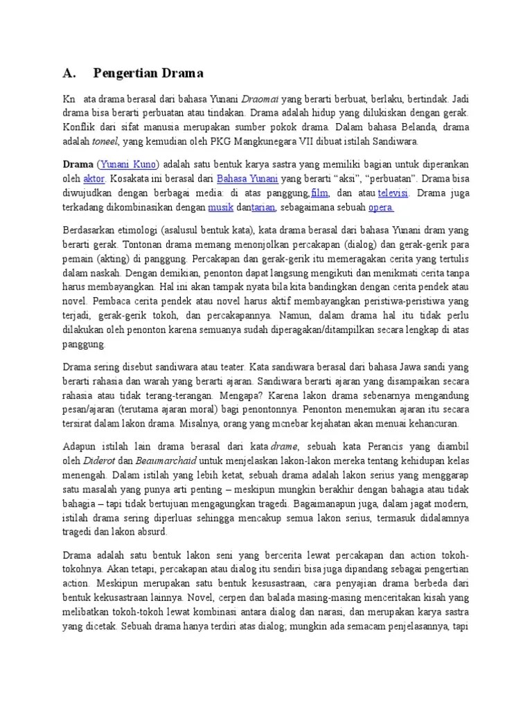 Makalah Drama SBK | PDF