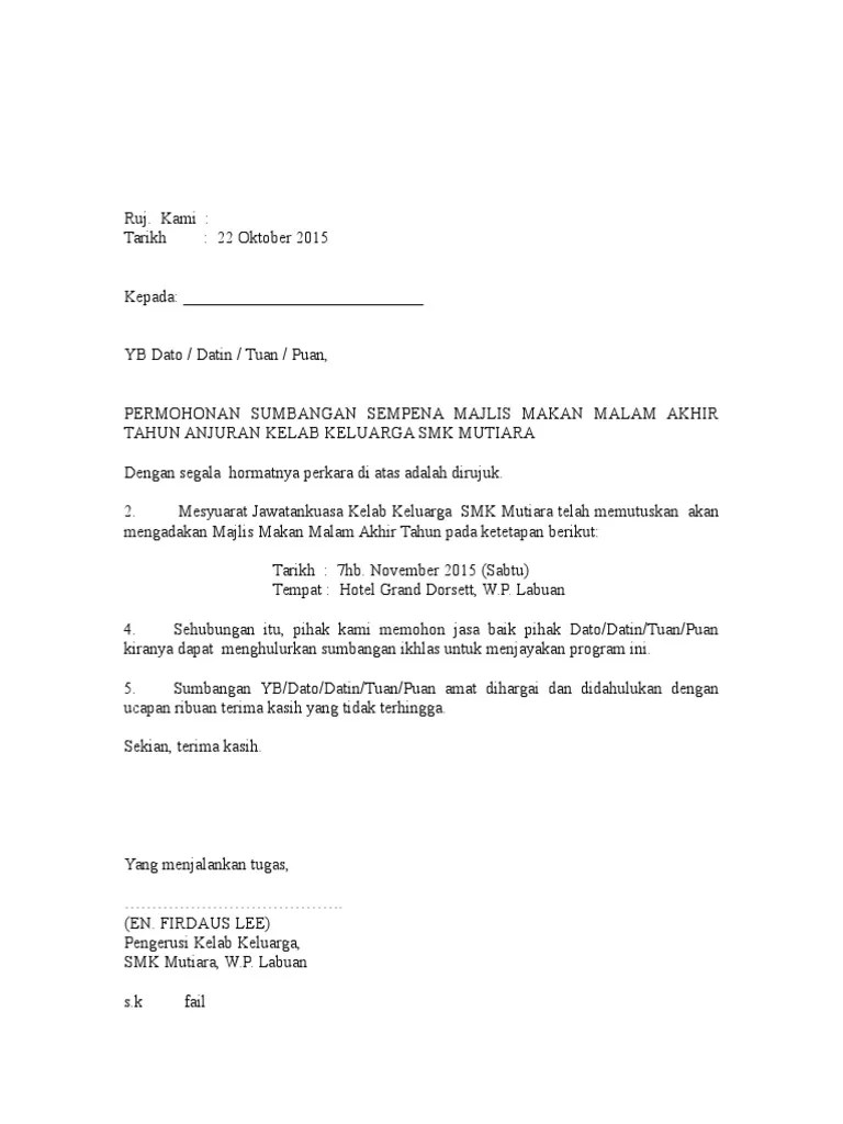 731211105455 atau a2345567) portal spp. Contoh Surat Mohon Sumbangan Pdf