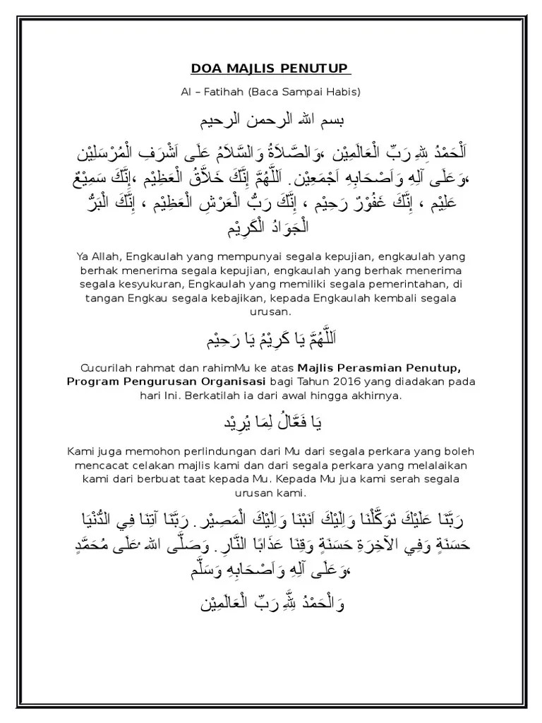 Pria yang lebih tua ternyata memiliki pesona yang tak bisa ditolak oleh wanita. Doa Ringkas Majlis Penutup (Contoh)