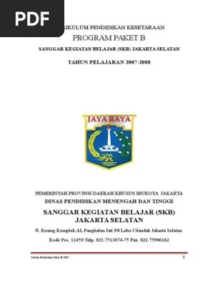 KTSPPaket BSKBJakarta Selatan | PDF