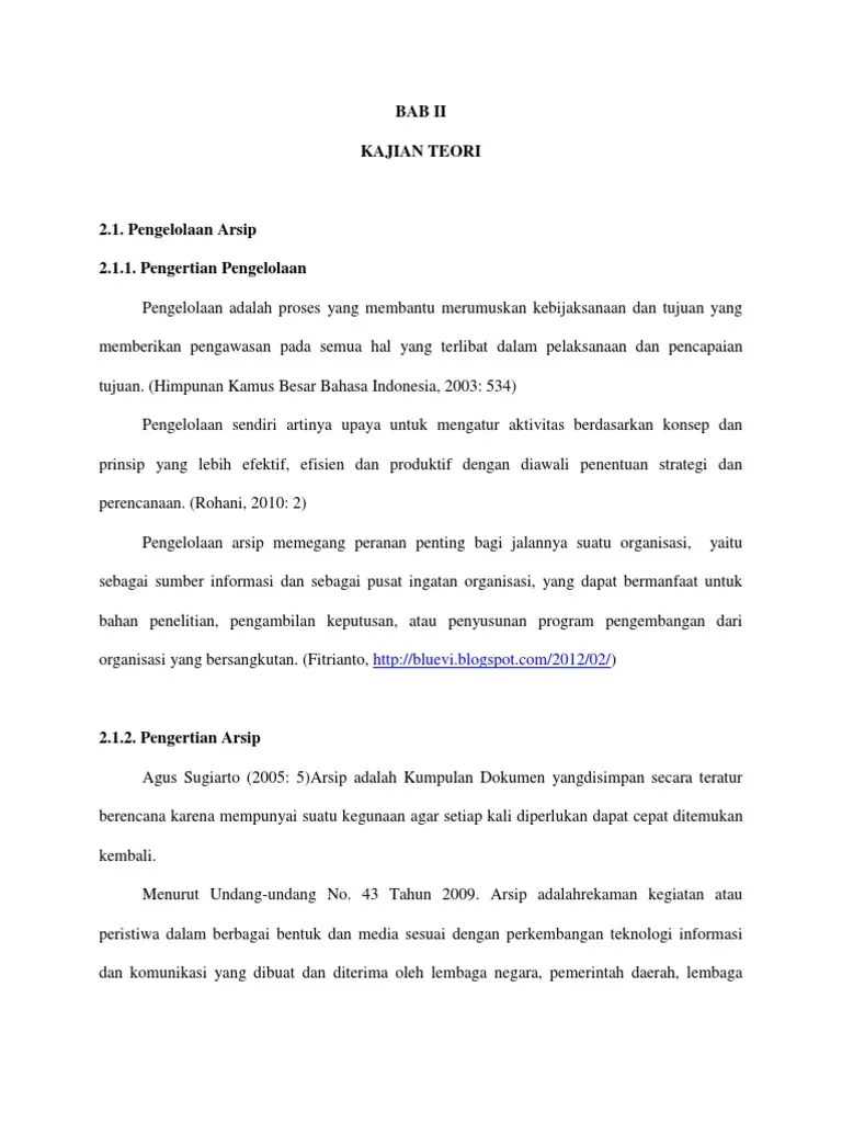 Pengelolaan Arsip | PDF