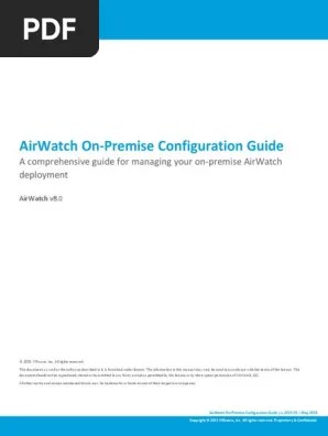 Bluetooth, via a zebra ethernet cradle. Airwatch V8 0 On Premise Configuration Guide Pdf Web Application Load Balancing Computing