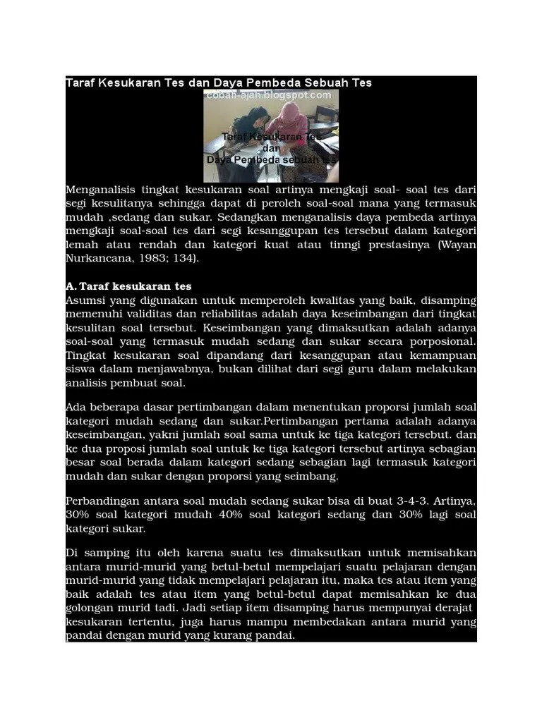 Mutu pendidikan dapat tercapai apabila terjadi proses pembelajaran yang efektif di setiap jenis dan jenjang pendidikan. Analisis Essay Pdf