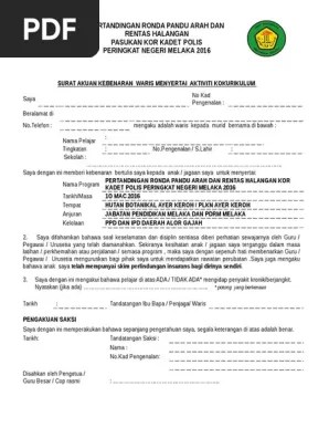 Dalam situasi kecemasan untuk merentas negeri anda perlu menyediakan satu surat rasmi iaitu surat rasmi permohonan rentas negeri untuk . Contoh Surat Kebenaran Ibu Bapa Rpa Dan Rh Pdf