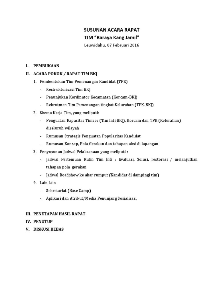 Contoh Contoh Pembawa Acara Rapat Koordinasi - tukaffe.com