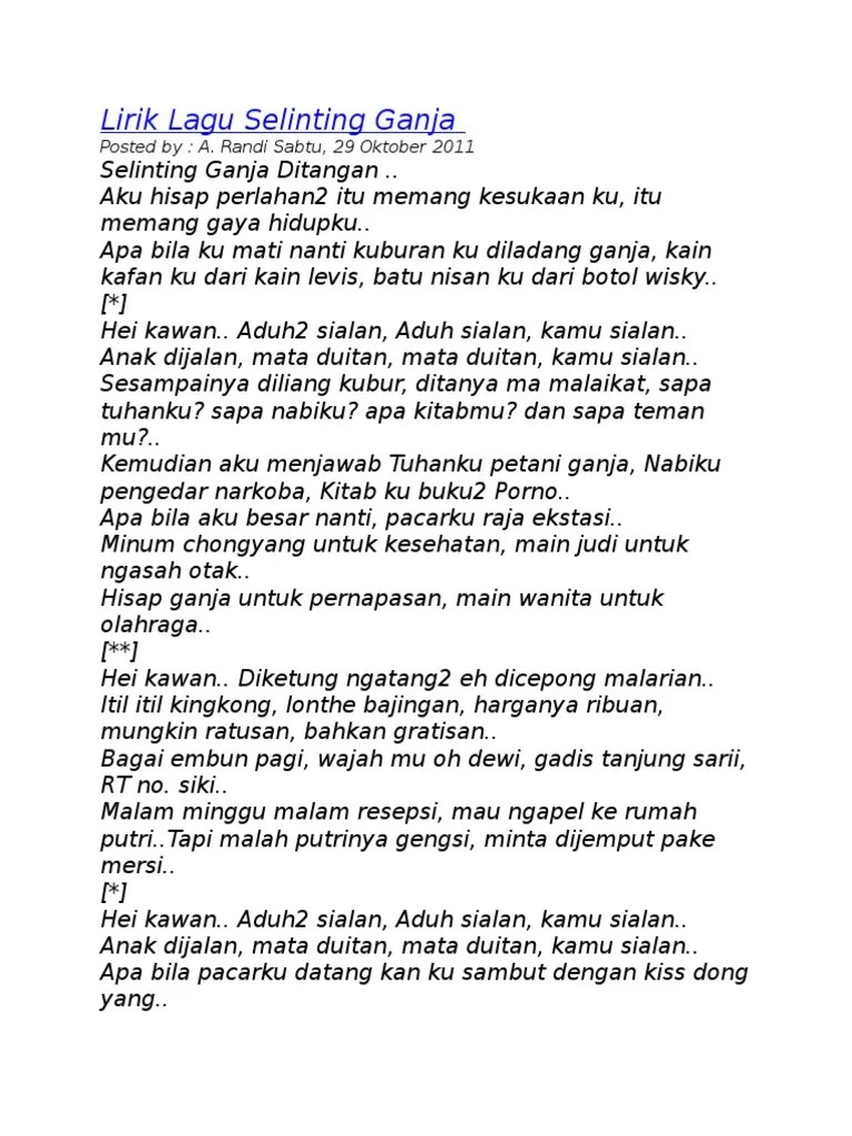 Tapi pada mata saya yang terbaring itu bukanlah batang pisang. Kain Kafan Lirik Sketsa