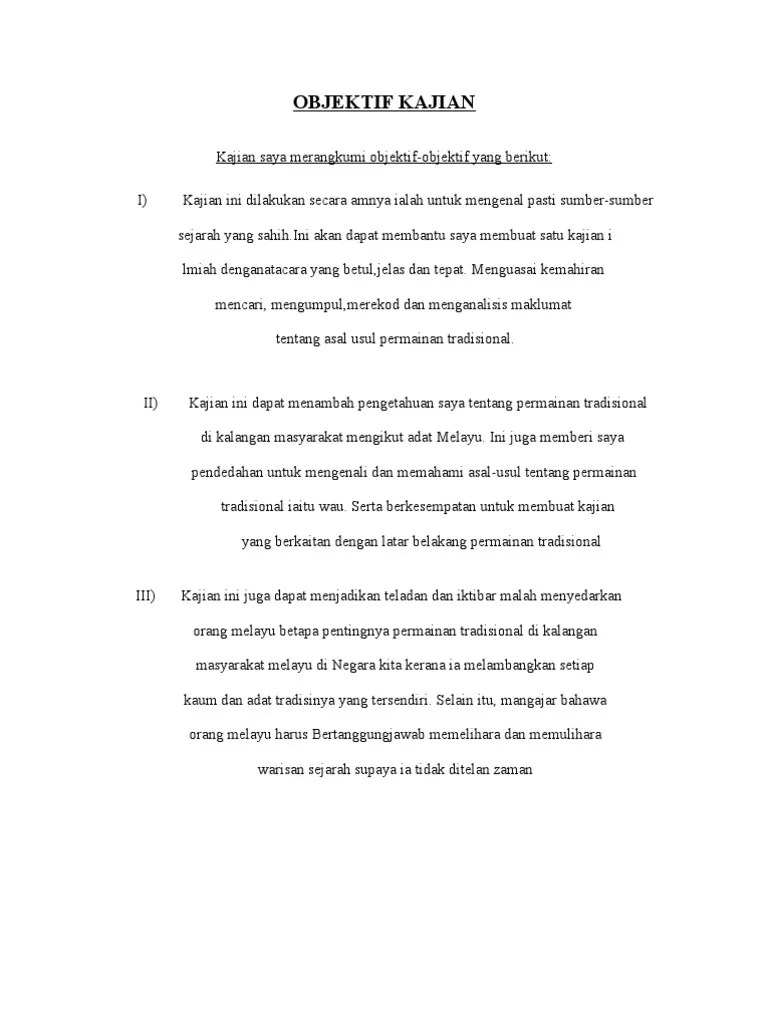 Contoh Objektif Kajian Sejarah Tingkatan 2 - Contoh Folio Sejarah Pt3 2022 Bagi Pelajar Tingkatan 3