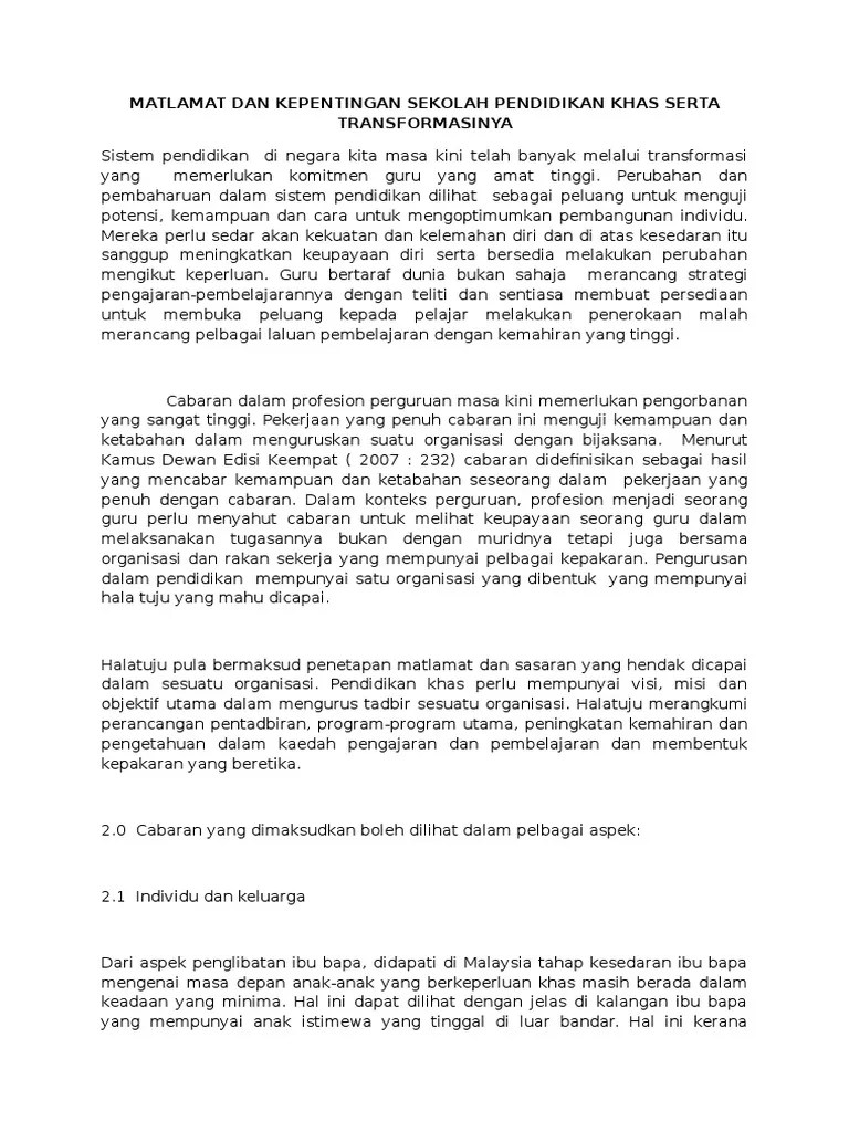 0 Dan Transformasinya Pada Pendidikan