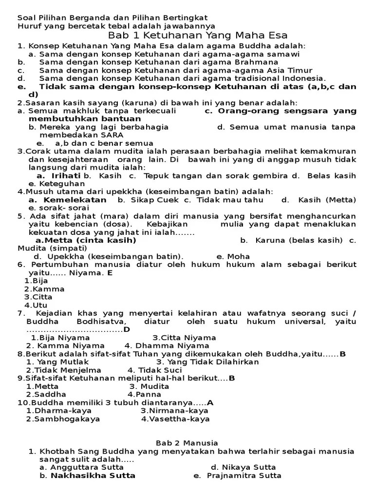 Soal pilihan ganda materi analisis teks eksposisi kumpulan soal bahasa indonesia sma . Soal Pilihan Berganda Dan Pilihan Bertingkat Pdf