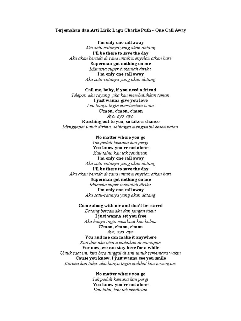 Arti Bahasa Indonesia You Are Not Alone