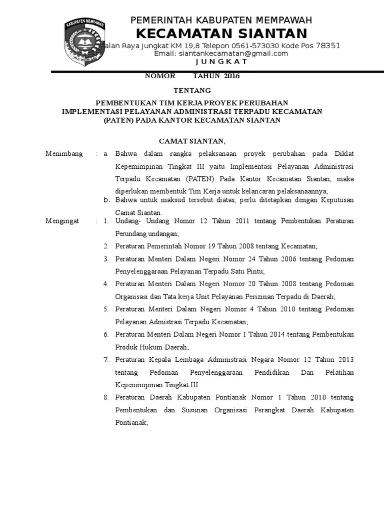 Kementerian pekerjaan umum dan perumahan rakyat. Tim Efektif Proyek Perubahan Pigura