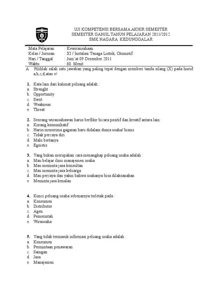 Yang Tidak Termasuk Informasi Peluang Usaha Adalah - Seputar Usaha
