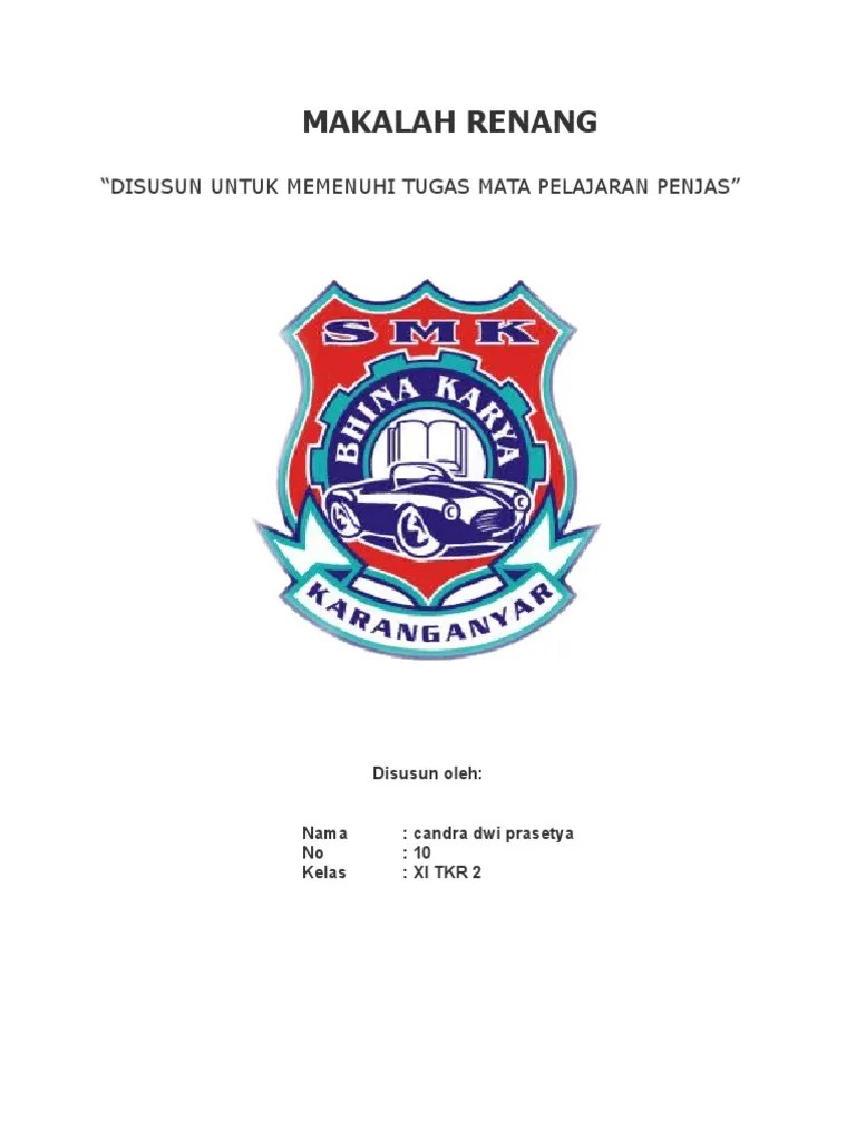 Contoh Makalah Renang Gaya Kupu Kupu - Barisan Contoh