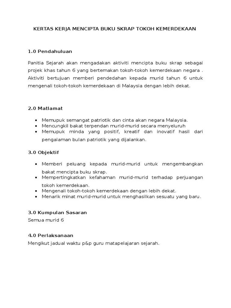Tarian di malaysia semoga dapat memberi ilham kepada semua. Kertas Kerja Sejarah Buku Skrap Pdf