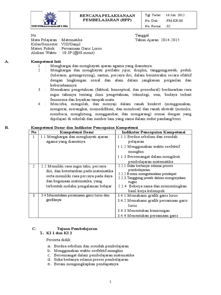 8.6.1) soal dan pembahasan persamaan garis lurus, matematika sltp …. 16 Rpp Persamaan Garis Lurus Smp Kelas 8 K13 Revisi 2017 Gif Contoh File Doc Rpp Persamaan Garis Lurus Smp Kelas 8 K13 Revisi 2017 Pedia Edu