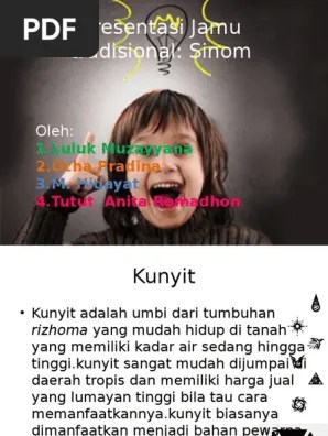 Presentasi Jamu Tradisional | PDF