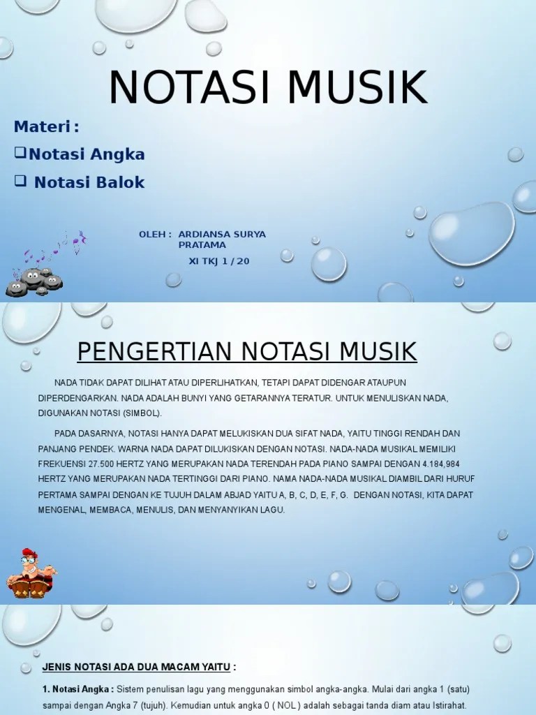 Notasi Musik | PDF