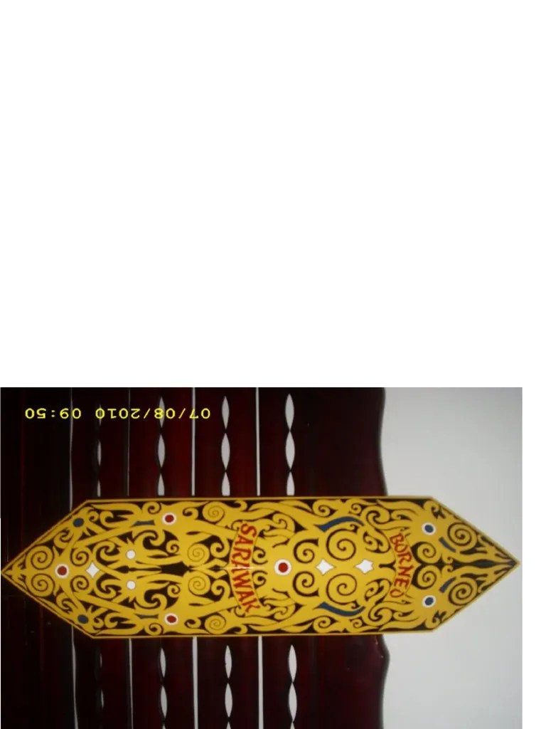 Hornbill effigy carving, the terabai . Contoh Corak Terabai Iban Pdf