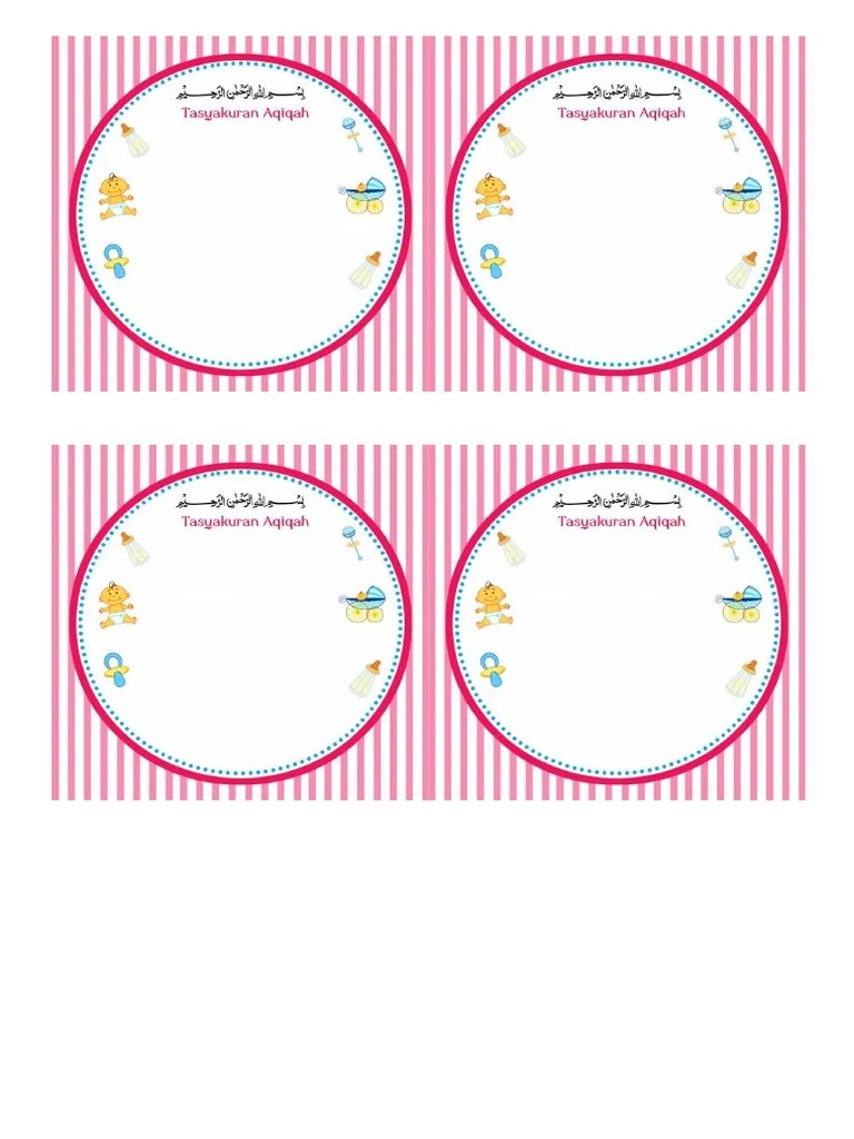 Baca contoh undangan aqiqah untuk anak perempuan dan laki laki bisa diedit hanya di penulis cilik. Contoh Ucapan Aqiqah Anak Perempuan Pdf