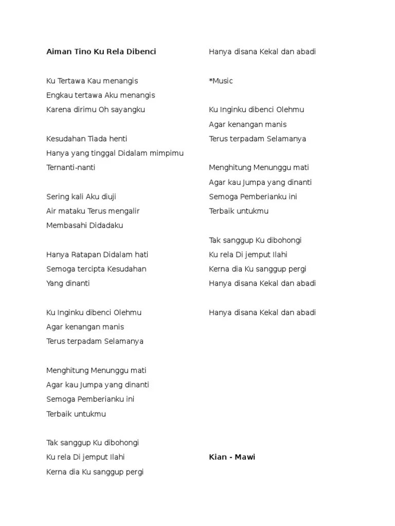 Chord Lagu Aiman Tino Ku Hanya Sayang Padamu - Chords For Terasa Ada Sufian Suhaimi Insomniacks Cover