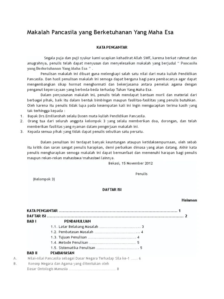 Saran Makalah Pancasila Sebagai Dasar Negara