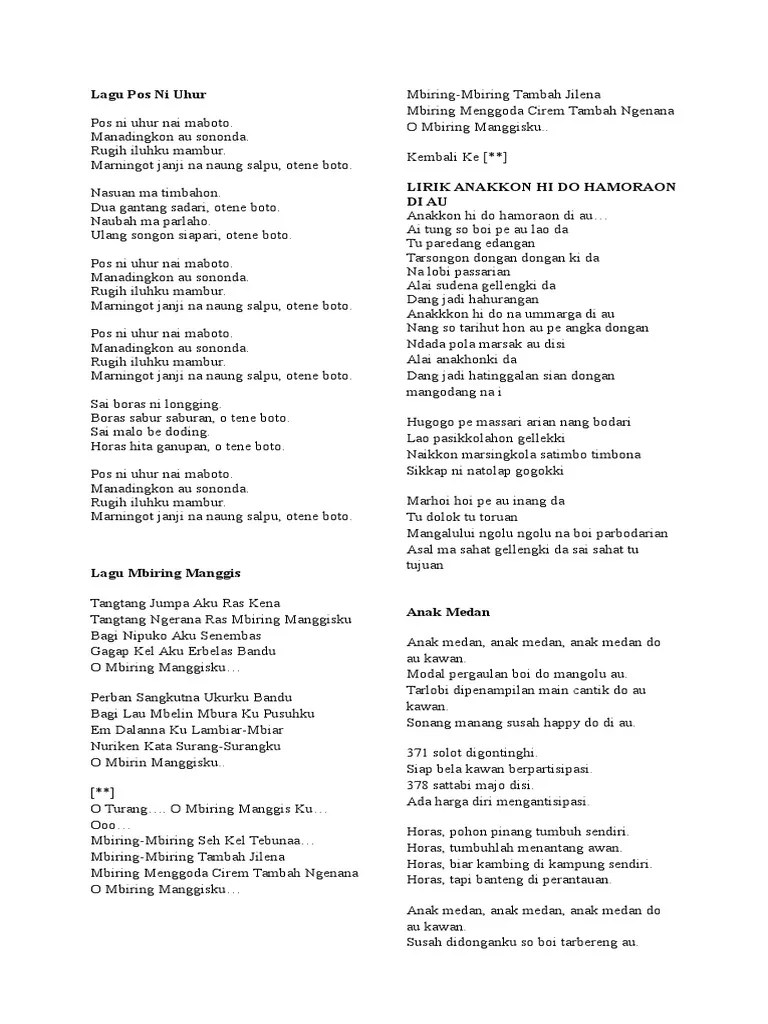 ▷ Biring Manggis Lirik
