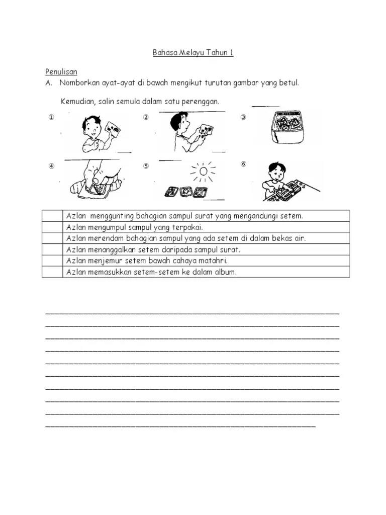 Koleksi ujian pertengahan tahun 2 ujian pertengahan tahun bahasa melayu penulisan . Bahasa Melayu Tahun 2 Penulisan Pdf