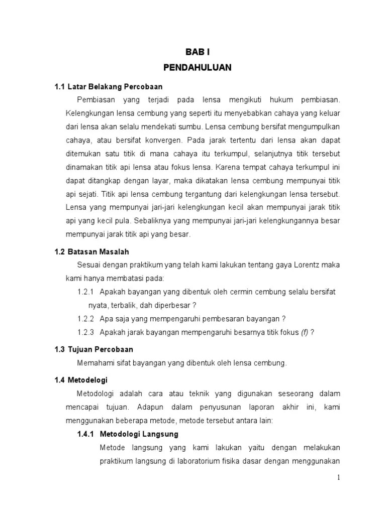Laporan praktikum lensa cembung dan cermin cekung media ilmu laporan praktikum lensa cembung dan cermin cekung media ilmu laporan praktikum . Lensa Cembung Pdf