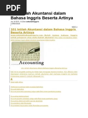 Rasakan kenyamanan bisnis bersama zahir · account : 101 Istilah Akuntansi Dalam Bahasa Inggris Beserta Artinya Pdf