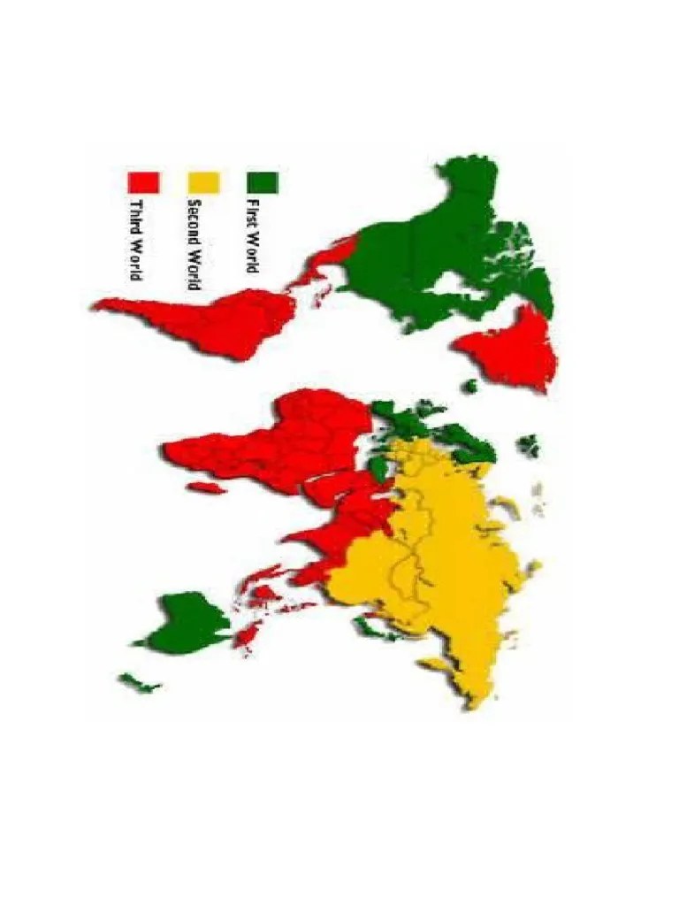 Persebaran Negara Maju Dan Berkembang Di Dunia Mengacu Pada Istilah Negara  Utara Dan Negara Selatan | PDF