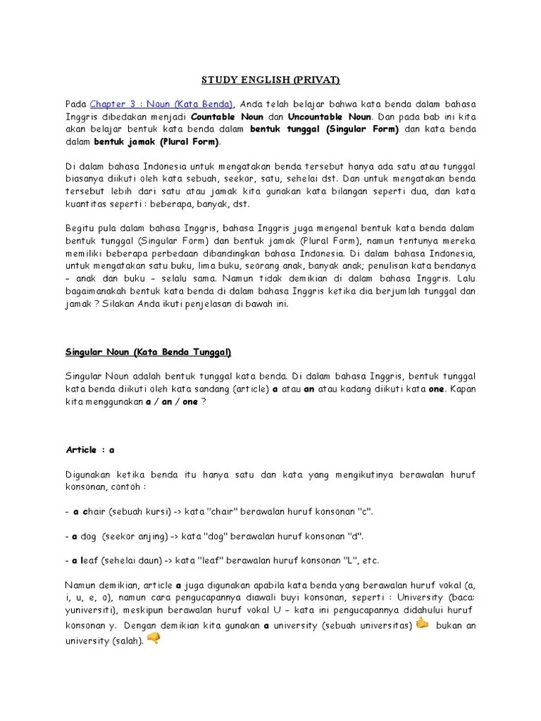 Study English Privat Part 1 | PDF