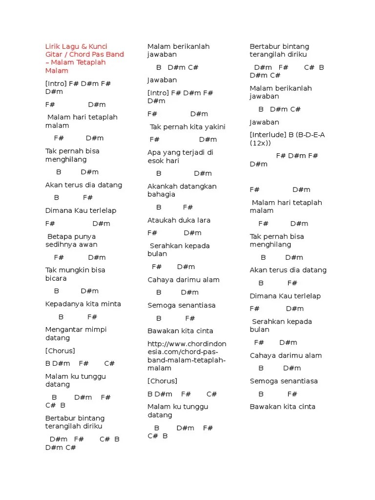 C em yang kuberi bukan jam dan cincin Lirik Lagu Pdf