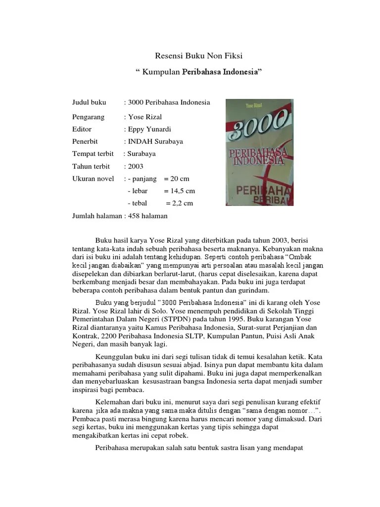 Resensi Buku Non Fiksi Biografi