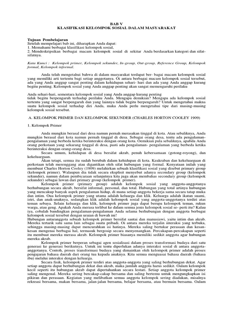 Contoh Soal Dan Jawaban Esay Kelompok Informal - Kemendikbud