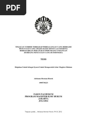 Digital - 20306151-T30970 - Tinjauan Yuridis | PDF