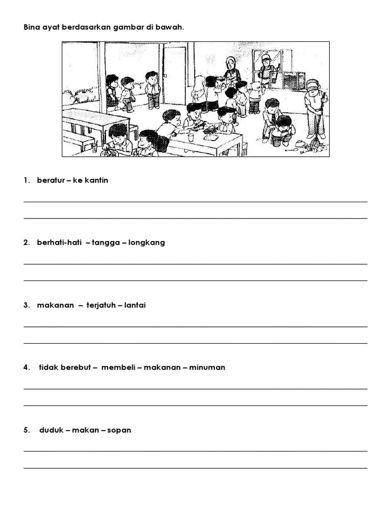 Latihan Membina Ayat Berdasarkan Gambar Tahun 5 / Latihan Bina Ayat Tahun 5 Otosection