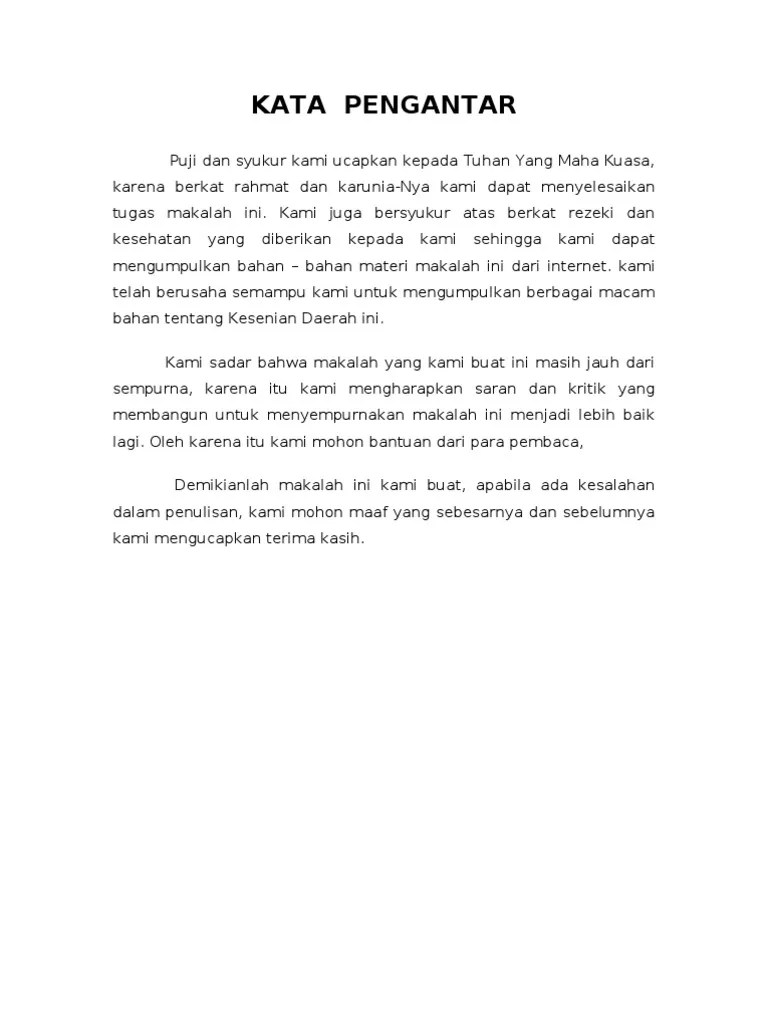 Kata Pengantar Dan Daftar Isi | PDF