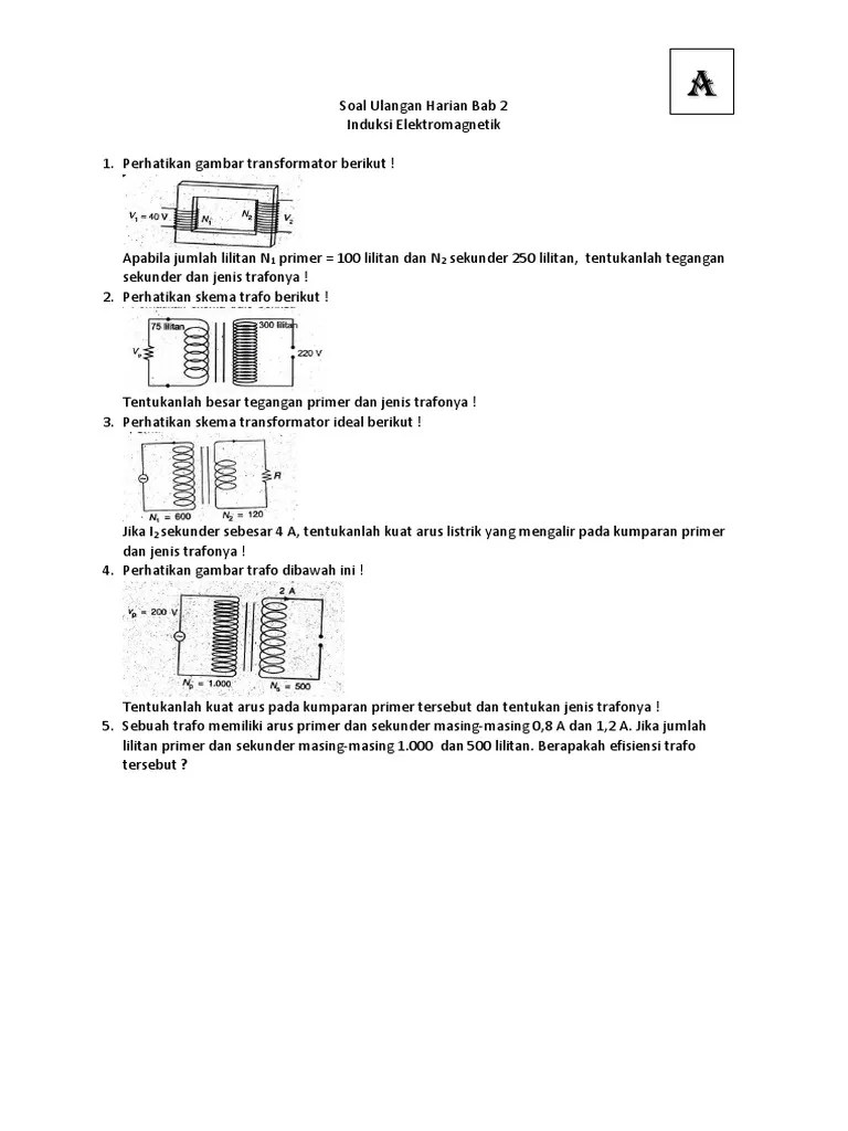 Soal Ulangan Harian Bab 2 | PDF